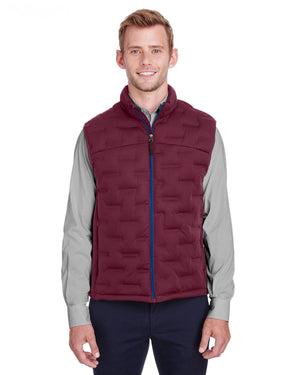 North End Men's Loft Pioneer Hybrid Vest - Front