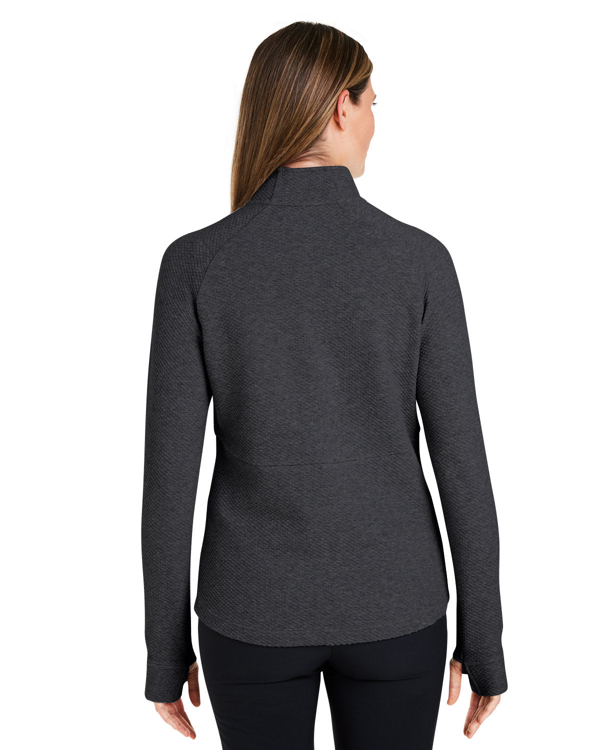 North End Ladies' Spirit Textured Quarter-Zip - Back