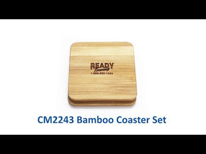Square Bamboo Coaster - 6 Piece Set