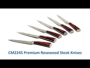 Rosewood Stainless Steel Steak Knife