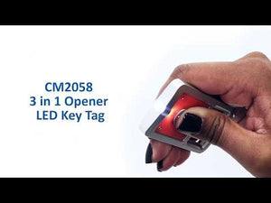3 in 1 Opener LED Key Tag