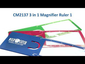 3 in 1 Magnifier Ruler