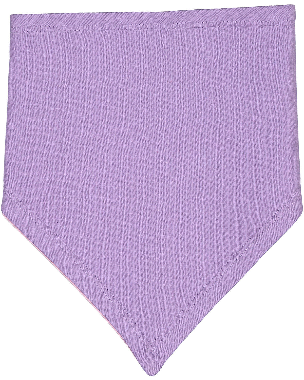 Rabbit Skins Infant Premium Jersey Bandana Bib - Lavender/Pink