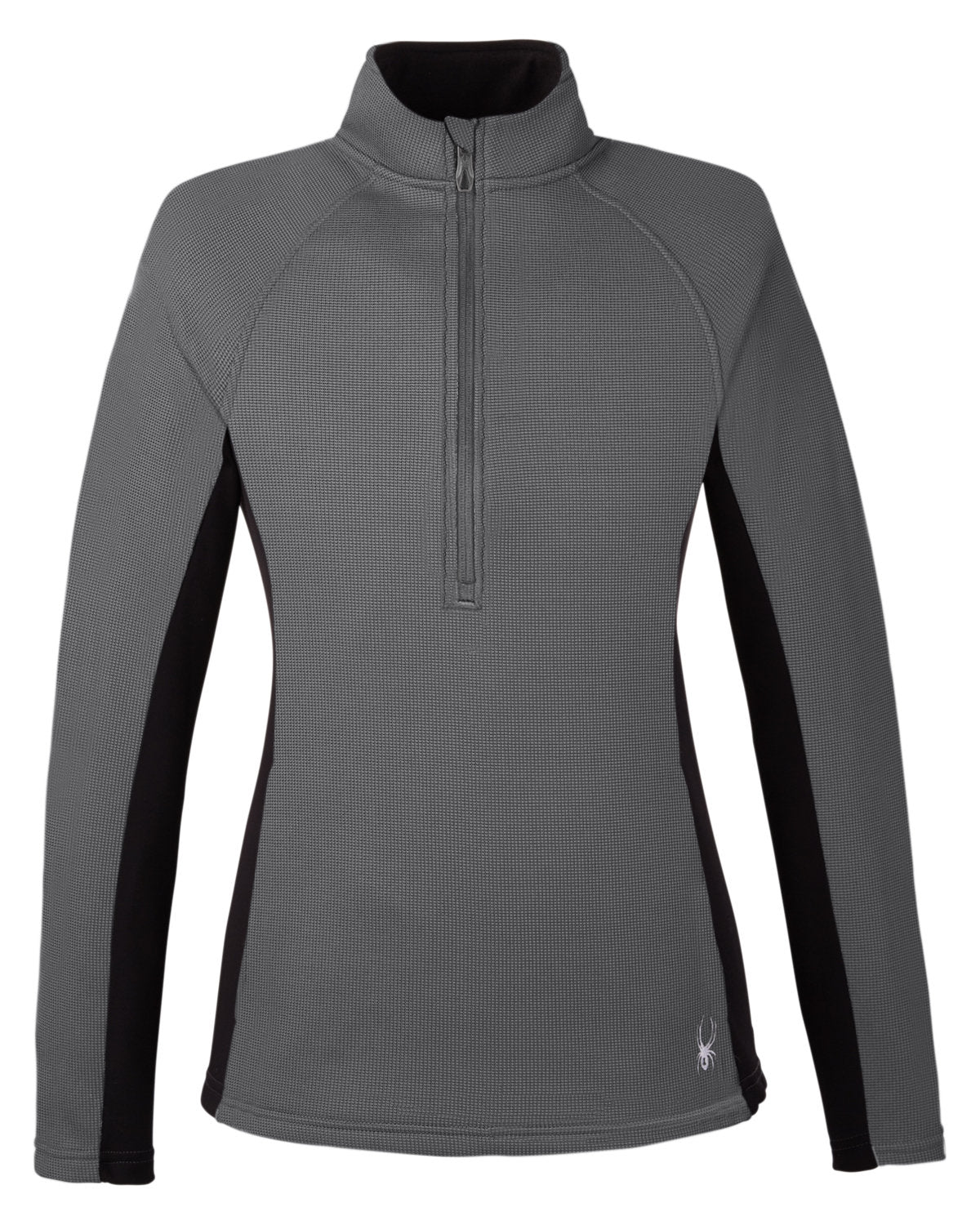 Spyder Ladies' Constant Half-Zip Sweater - Polar/Black