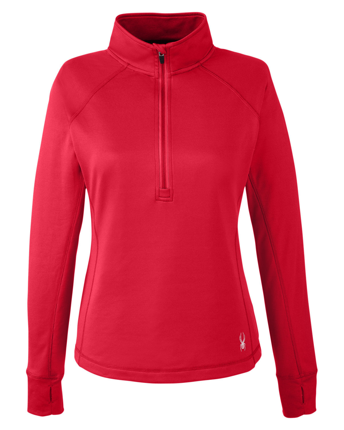 Spyder Ladies' Freestyle Half-Zip  Pullover - Red