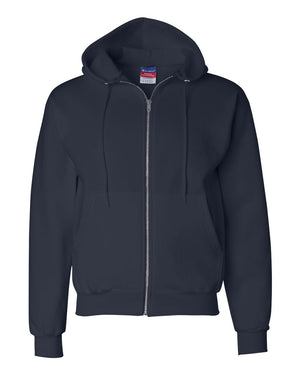 Champion Adult Powerblend® Full-Zip Hooded Sweatshirt - Navy