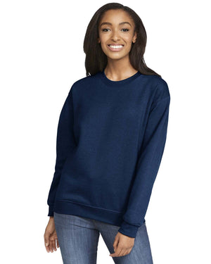 Gildan Adult Softstyle® Fleece Crew Sweatshirt - Navy