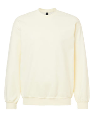 Gildan Adult Softstyle® Fleece Crew Sweatshirt - Off White