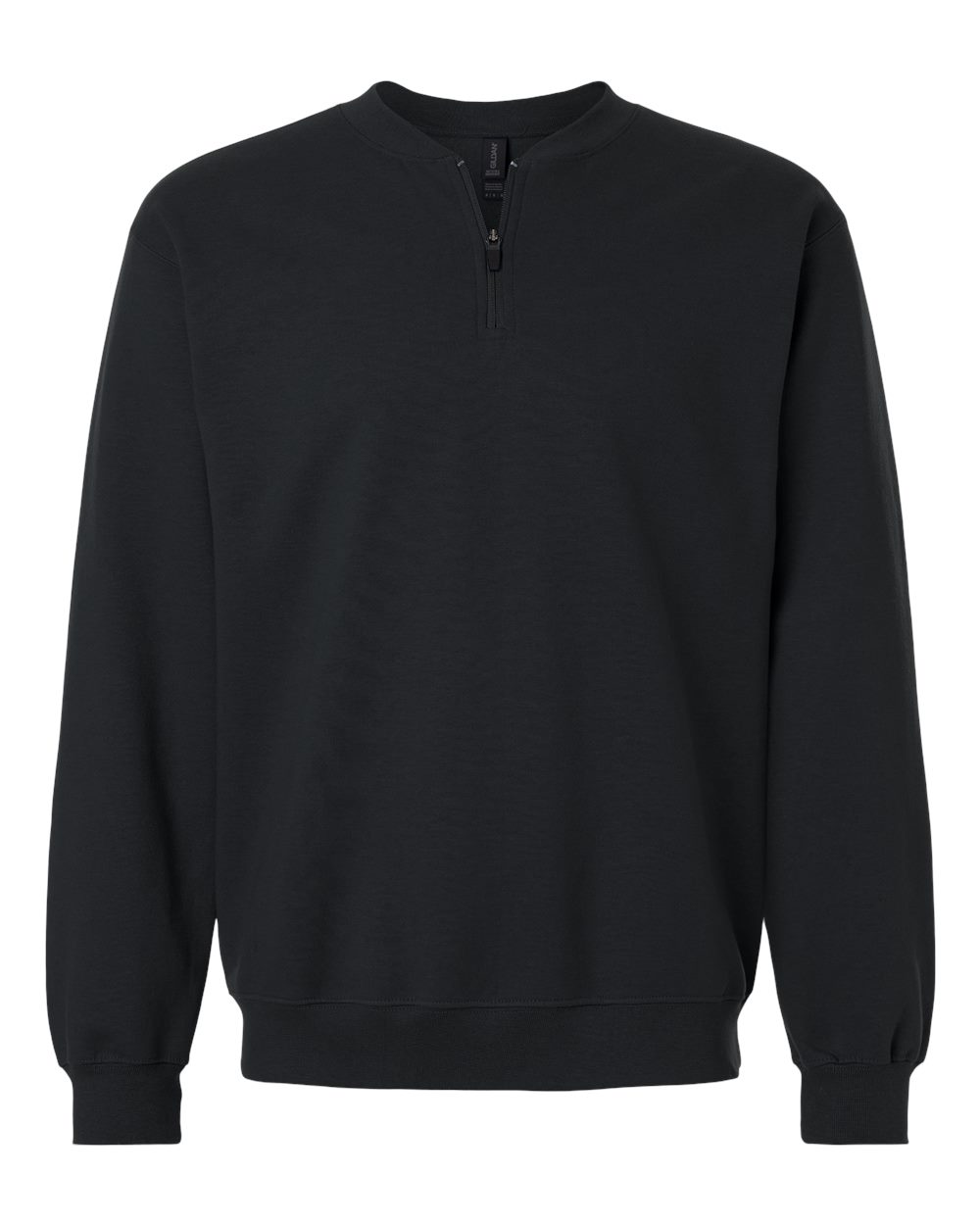 Gildan Unisex Softstyle® Midweight 1/4 Zip Sweatshirt - Black