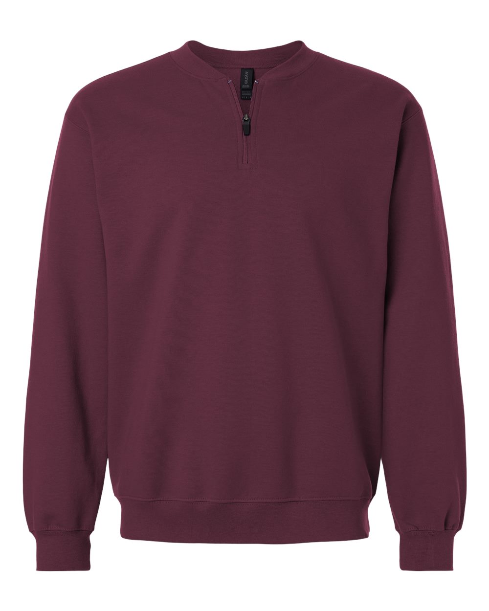 Gildan Unisex Softstyle® Midweight 1/4 Zip Sweatshirt - Maroon