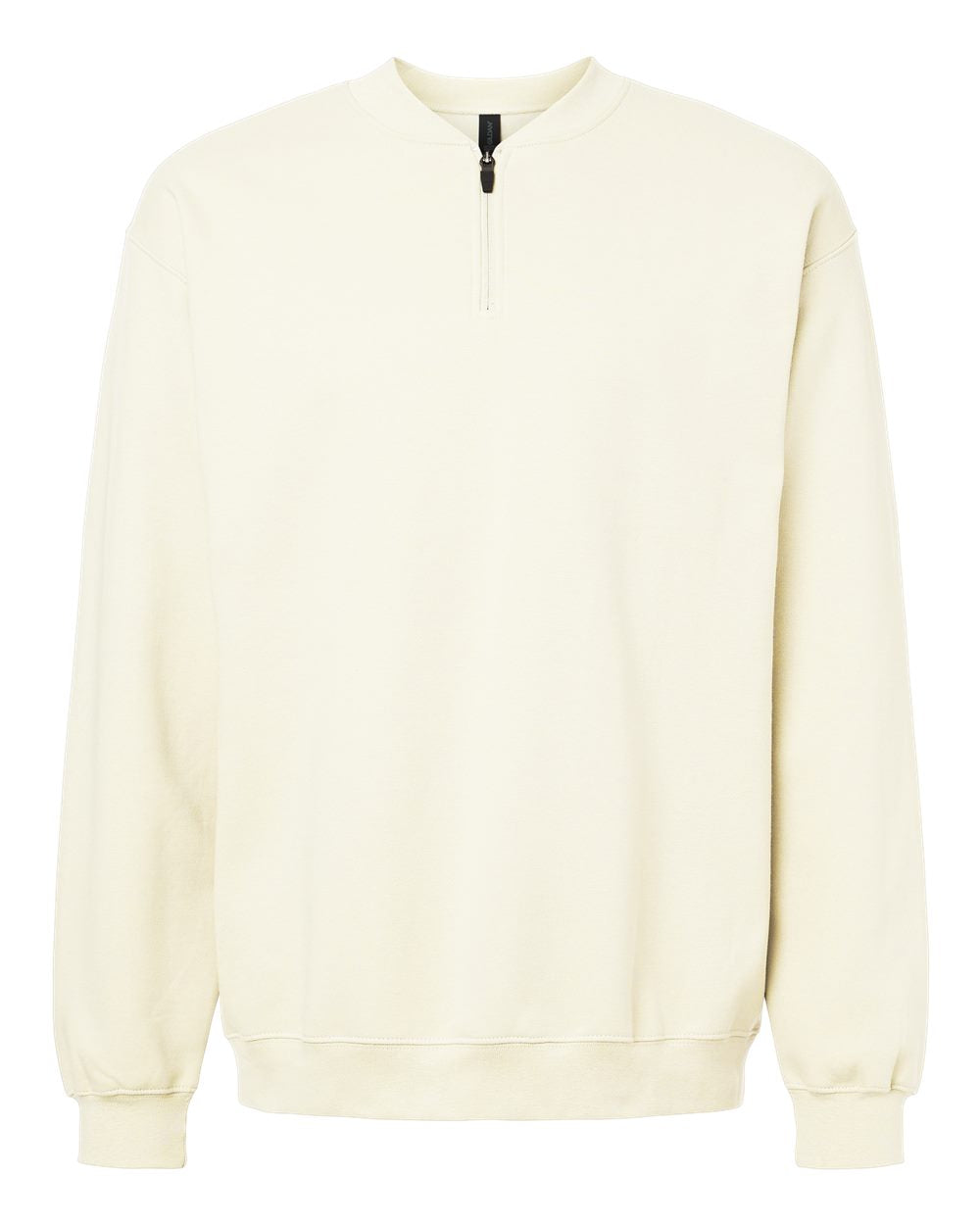 Gildan Unisex Softstyle® Midweight 1/4 Zip Sweatshirt - Off White