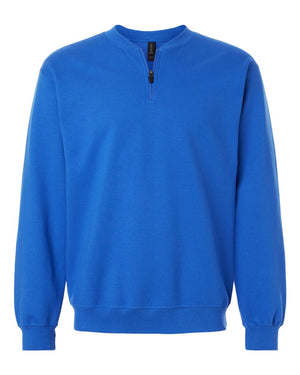 Gildan Unisex Softstyle® Midweight 1/4 Zip Sweatshirt - Royal
