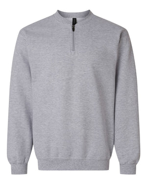 Gildan Unisex Softstyle® Midweight 1/4 Zip Sweatshirt - Sport Grey