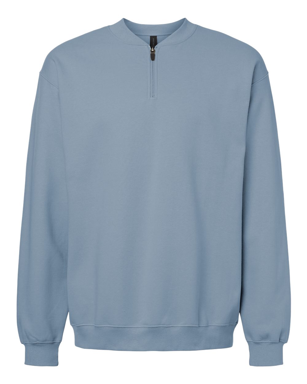 Gildan Unisex Softstyle® Midweight 1/4 Zip Sweatshirt - Stone Blue
