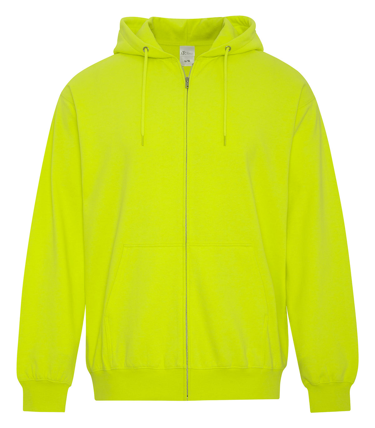 ATC™ Everyday Fleece Full Zip Hoodie - Safety Green