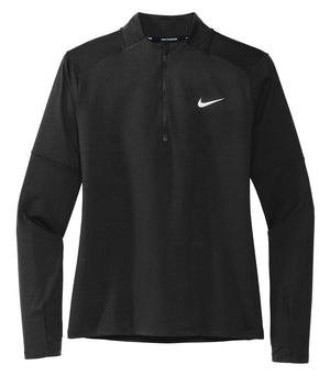 Nike Dri-Fit Element 1/2 Zip Ladies' Top - Black