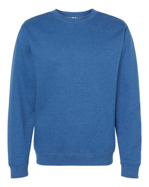 Independent Trading Co. Unisex Midweight Crewneck Sweatshirt - Royal Heather