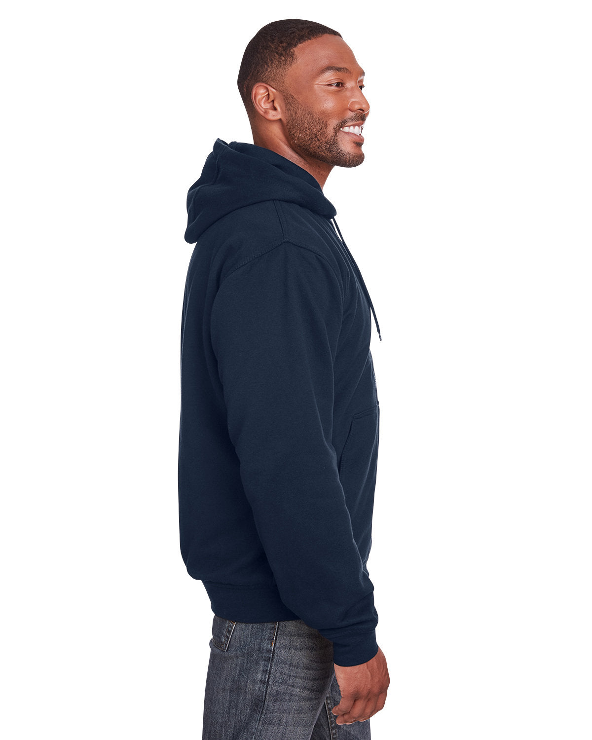 Men's Berne Heritage Thermal Lined Sweatshirt - Side