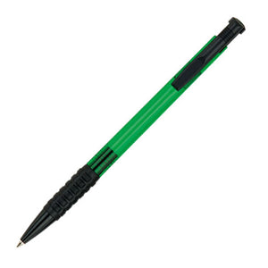 Tempo Plastic Click-Action Ball Point Pen - Green