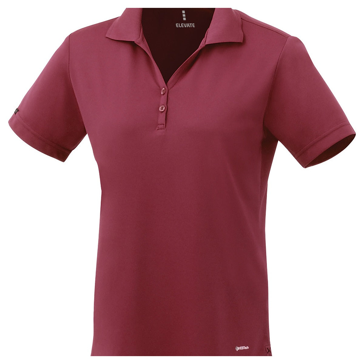 Women's MORENO Short Sleeve Performance Polo - Maroon