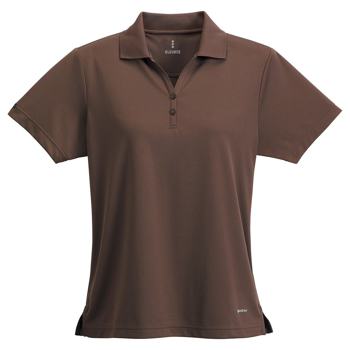 Women's MORENO Short Sleeve Performance Polo - Mocha