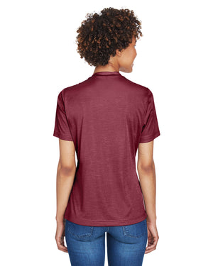 Team 365 Ladies' Sonic Heather Performance T-Shirt - Back