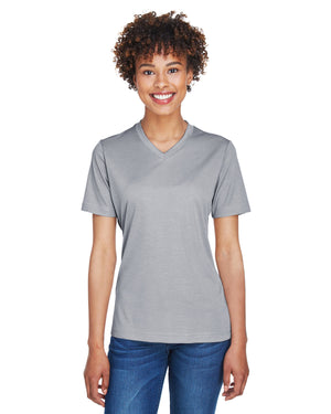 Team 365 Ladies' Sonic Heather Performance T-Shirt - Athletic Heather