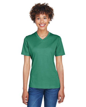 Team 365 Ladies' Sonic Heather Performance T-Shirt - Sp Forest Hthr