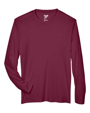 Team 365 Men's Zone Performance Long-Sleeve T-Shirt - Sport Maroon