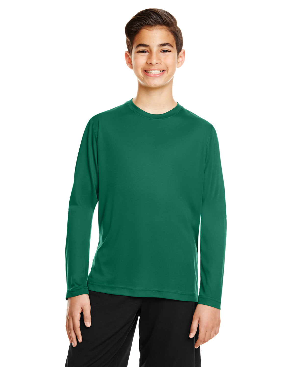 Team 365 Youth Zone Performance Long-Sleeve T-Shirt - Front