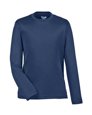 Team 365 Youth Zone Performance Long-Sleeve T-Shirt - Sport Dark Navy