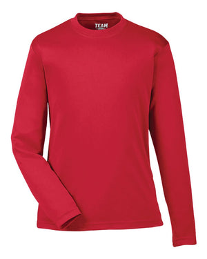 Team 365 Youth Zone Performance Long-Sleeve T-Shirt - Sport Red