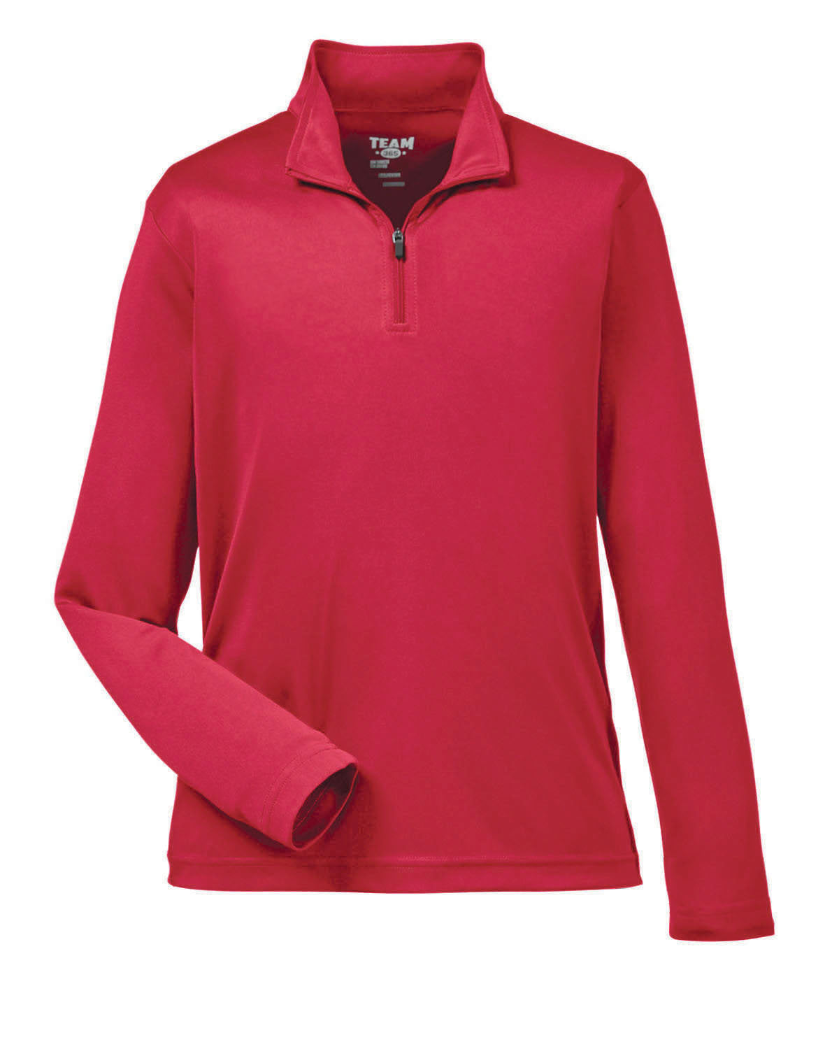 Team 365 Youth Zone Performance Quarter-Zip - Sport Red