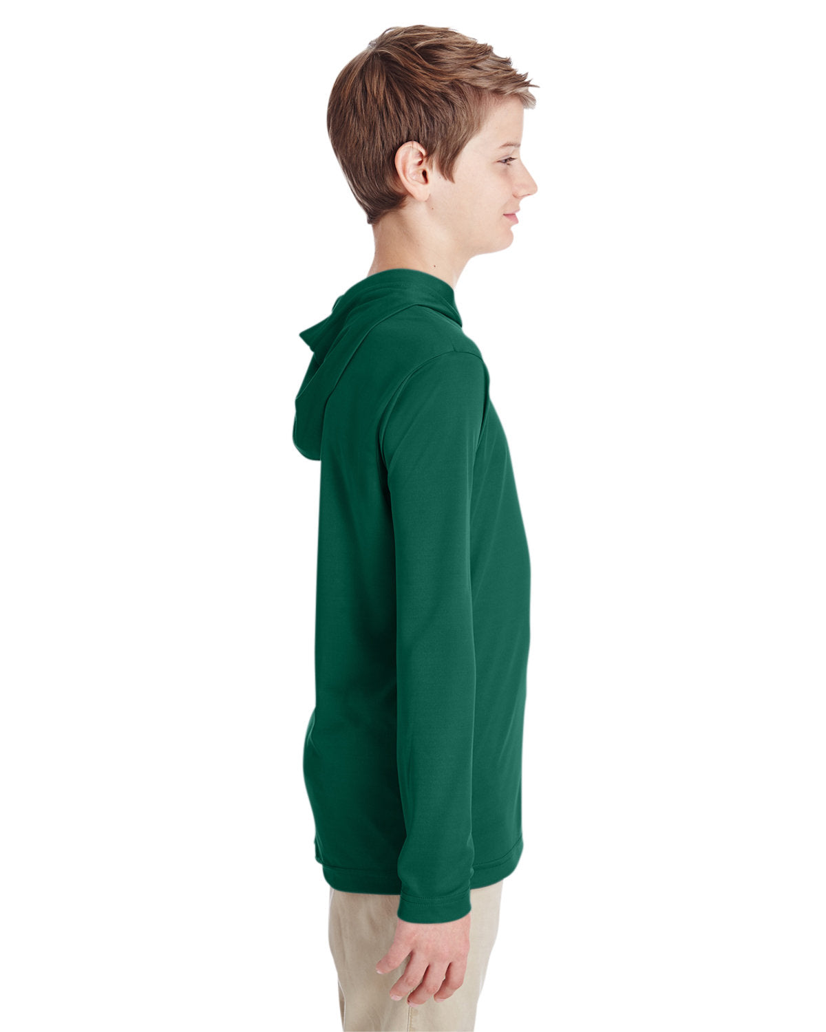 Team 365 Youth Zone Performance Hooded T-Shirt - Side