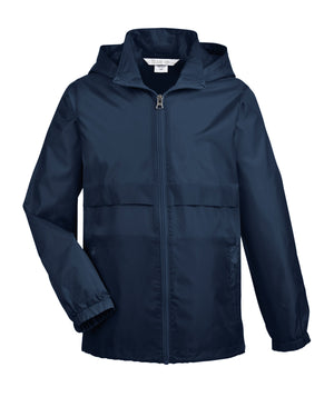 Team 365 Youth Zone Protect Lightweight Jacket - Sport Dark Navy