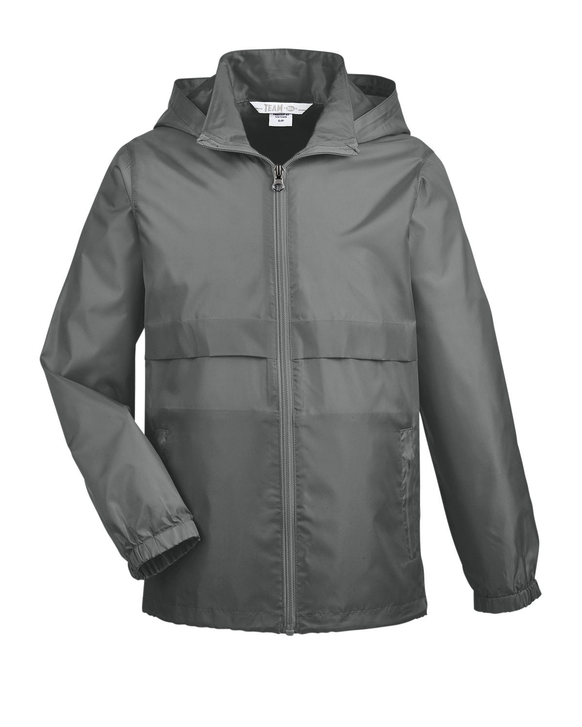 Team 365 Youth Zone Protect Lightweight Jacket - Sport Graphite