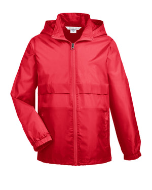 Team 365 Youth Zone Protect Lightweight Jacket - Sport Red