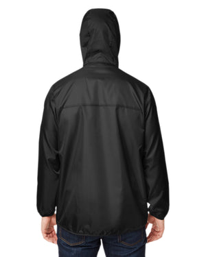 Team 365 Adult Zone Protect Packable Anorak Jacket - Back