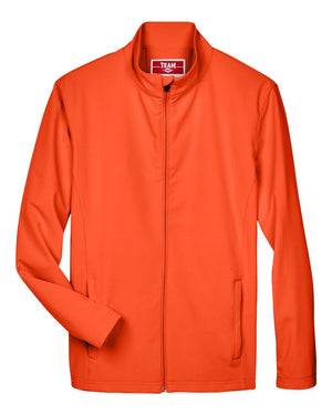 Team 365 Men's Leader Soft Shell Jack - Sport Orange