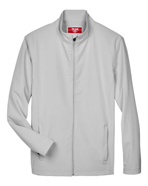 Team 365 Men's Leader Soft Shell Jack - Sport Silver