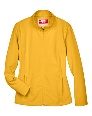 Team 365 Ladies' Leader Soft Shell - Sport Athletic Gold