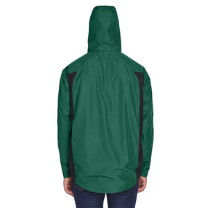 Team 365 Men's Dominator Waterproof Jacket - Back