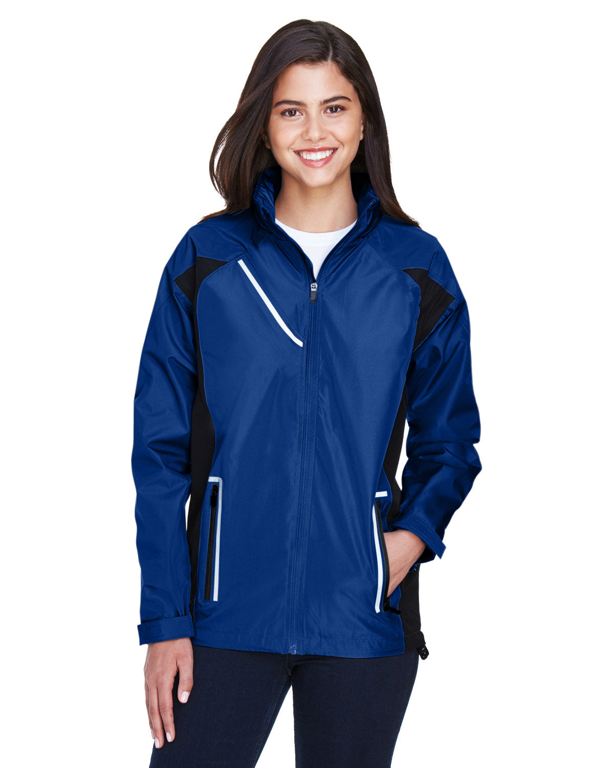 Team 365 Ladies' Dominator Waterproof Jacket - Front