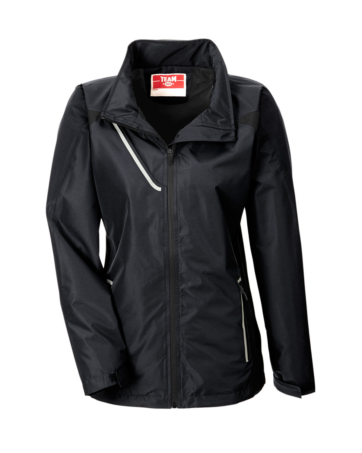 Team 365 Ladies' Dominator Waterproof Jacket - Black