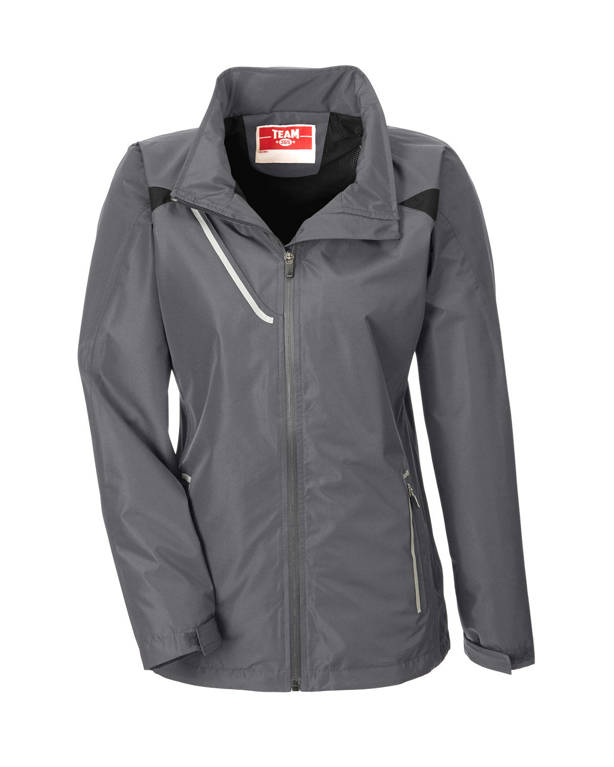 Team 365 Ladies' Dominator Waterproof Jacket - Sport Graphite