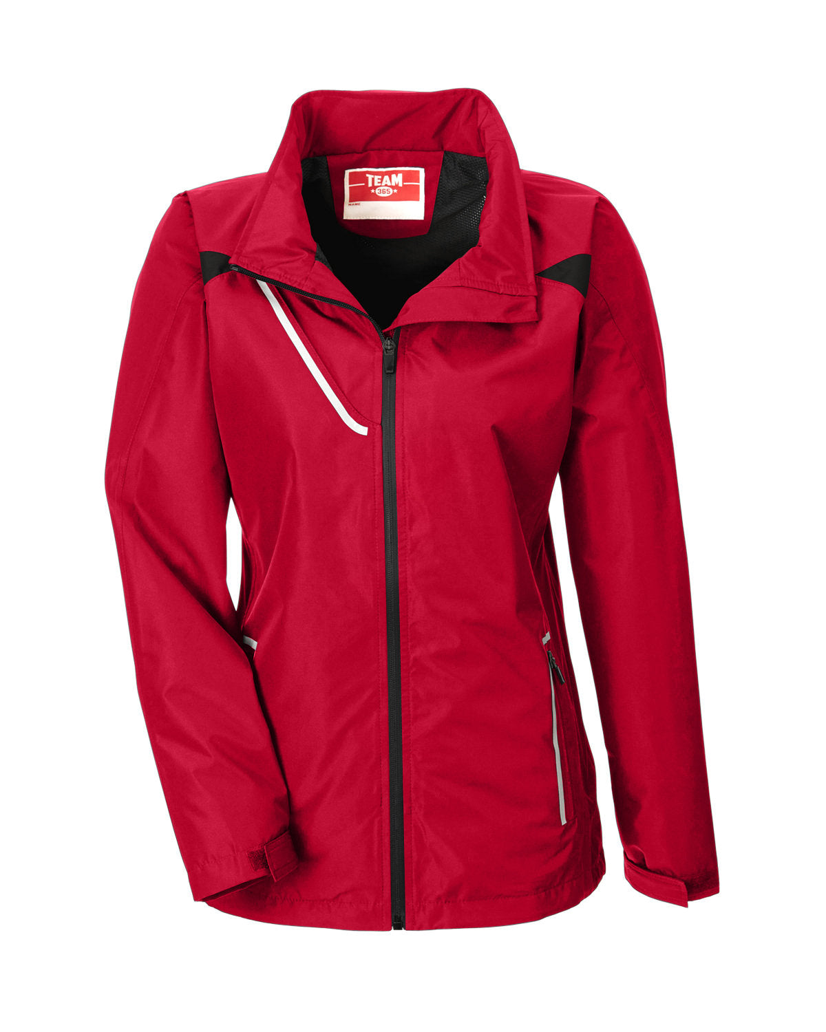 Team 365 Ladies' Dominator Waterproof Jacket - Sport Red