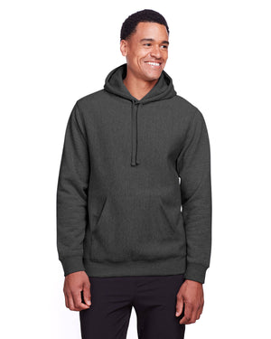 Team 365 Adult Zone HydroSport™ Heavyweight Pullover Hooded Sweatshirt - Dark Grey Heathr