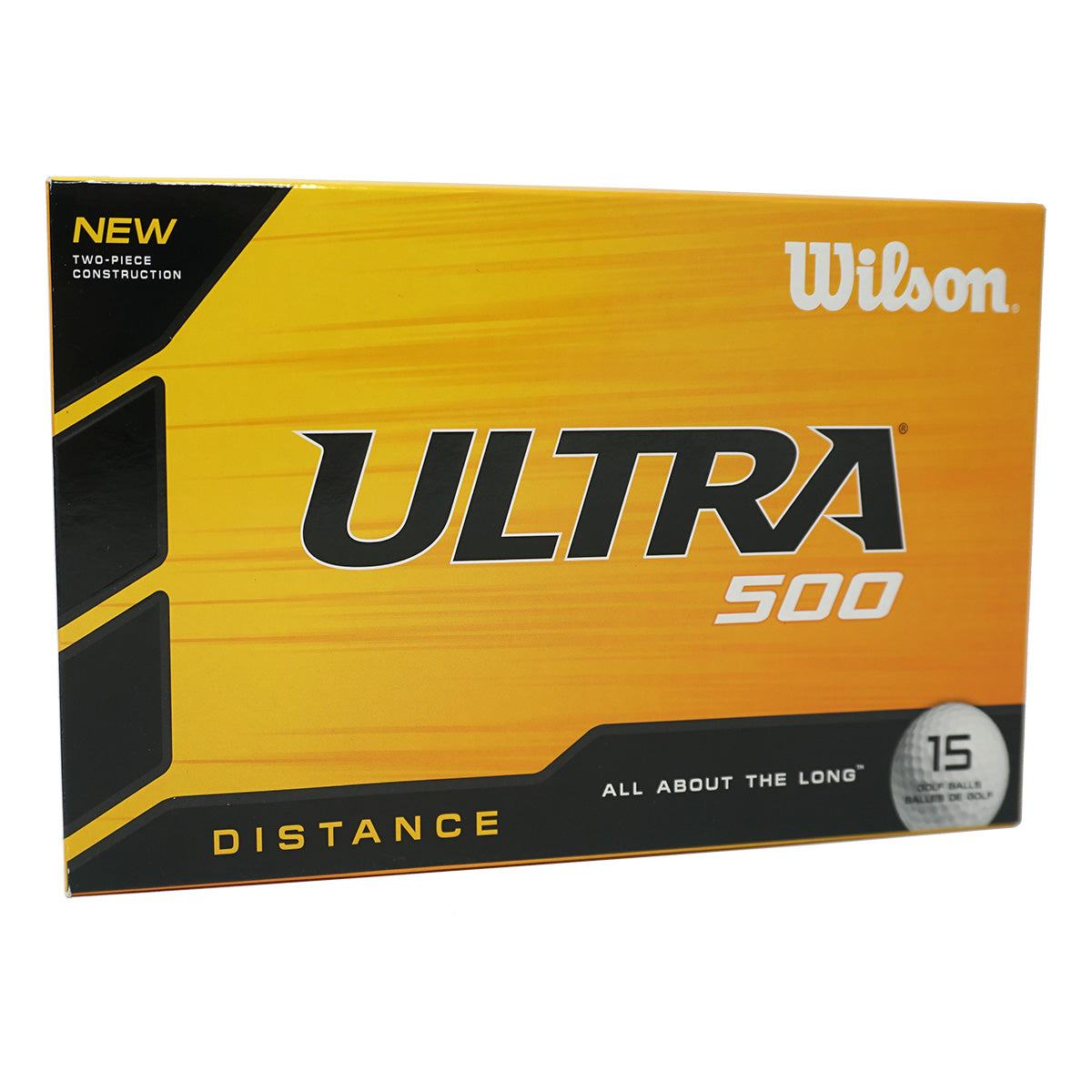 Wilson Ultra 500 Distance Golf Balls (15 Pack) - White