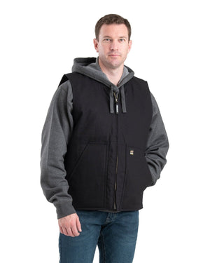 Berne Men's Workman's Duck Vest - Black