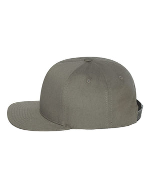 Yupoong Adult Cotton Twill Snapback Cap - Dark Grey